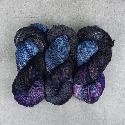 Dancing At Midnight - Black Tit Fingering/Sock - 80/20 Merino Nylon