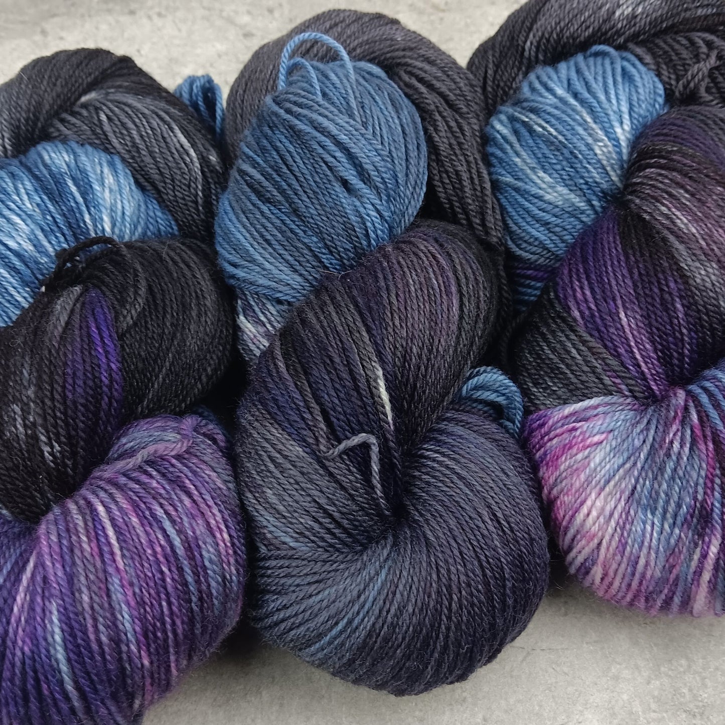 Dancing At Midnight - Black Tit Fingering/Sock - 80/20 Merino Nylon