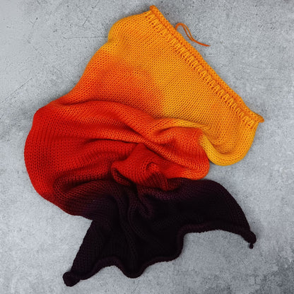 Flamme - Gradient Sock Set - Black Tit Fingering/Sock - 80/20 Merino Nylon