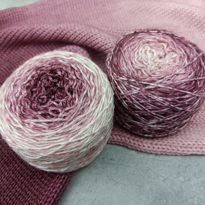 Pretty Thistle - Gradient Sock Set - Black Tit Fingering/Sock - 80/20 Merino Nylon