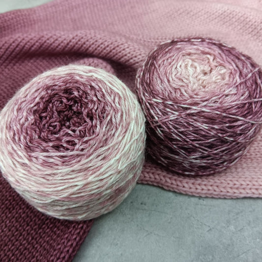Pretty Thistle - Gradient Sock Set - Black Tit Fingering/Sock - 80/20 Merino Nylon