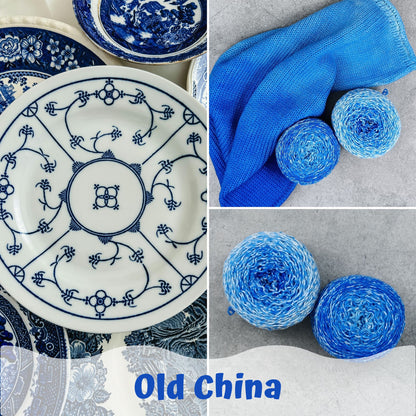 Old China - Gradient Sock Set - Black Tit Fingering/Sock - 80/20 Merino Nylon