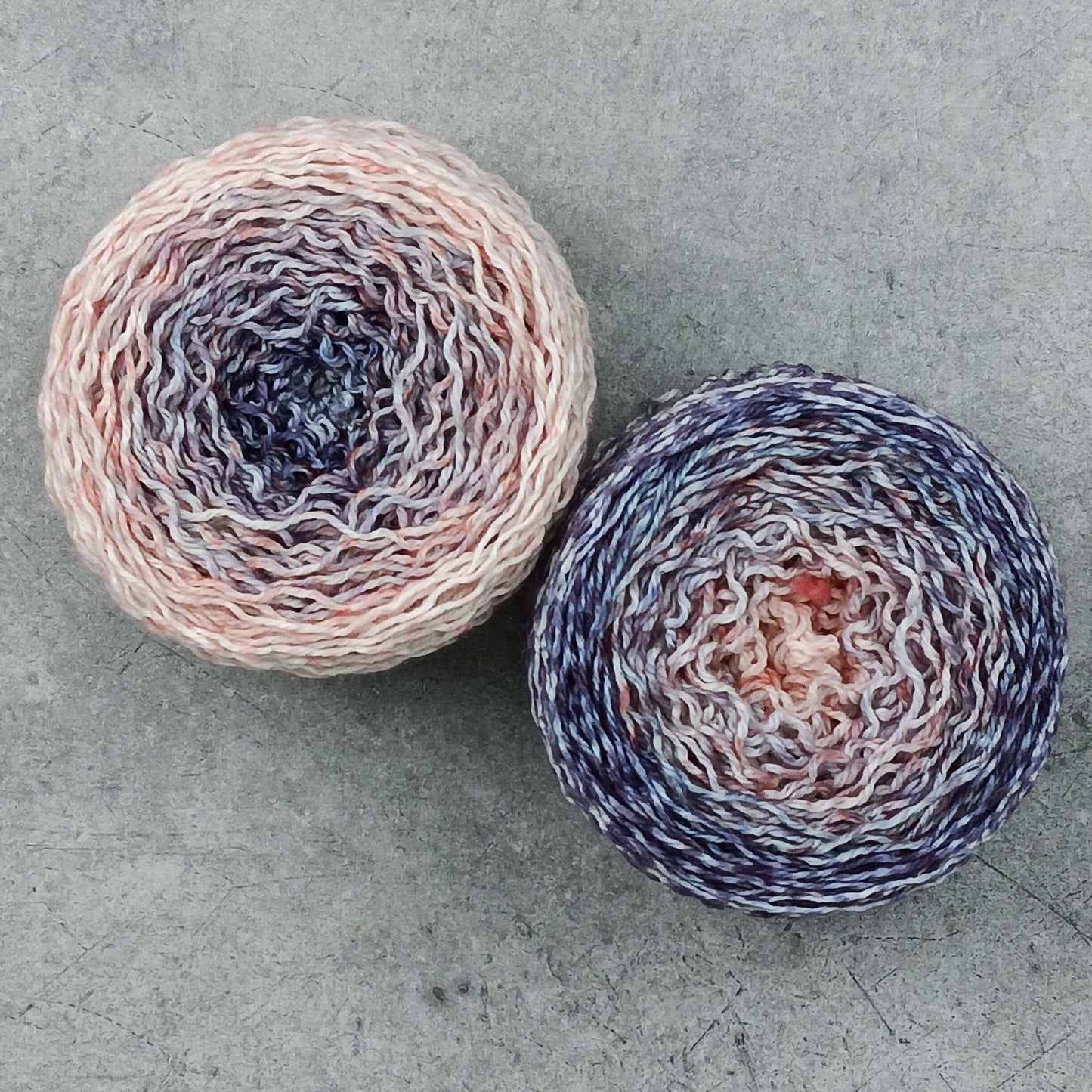 Foggy Sunrise - Gradient Sock Set - Black Tit Fingering/Sock - 80/20 Merino Nylon