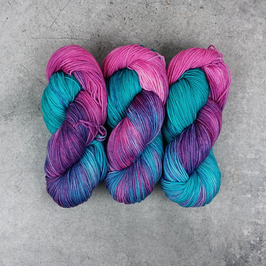 My Unicorn's Hat - Black Tit Fingering/Sock - 80/20 Merino Nylon