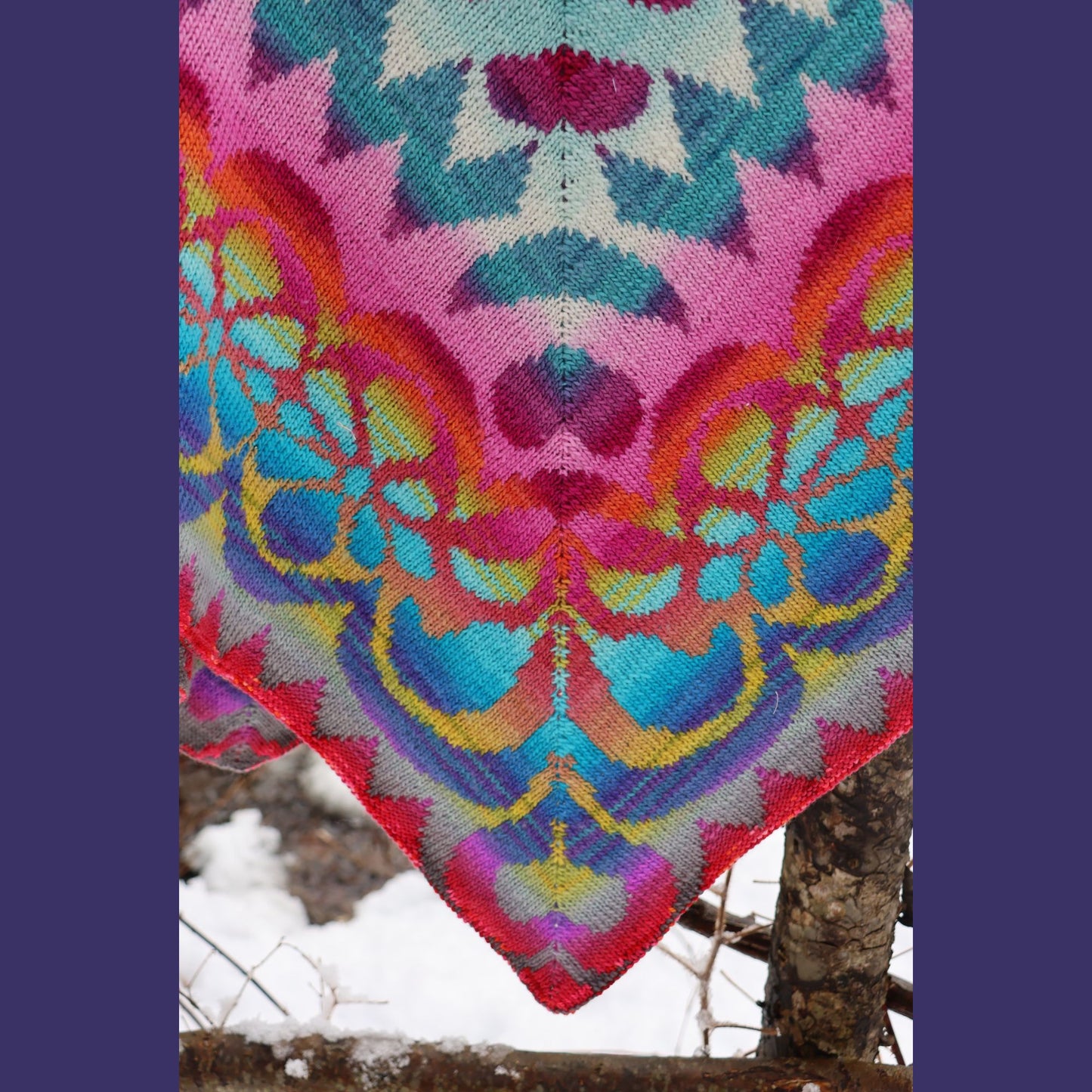 Flower Power DK Blanket by Lucy Neatby | Digital Knitting Pattern