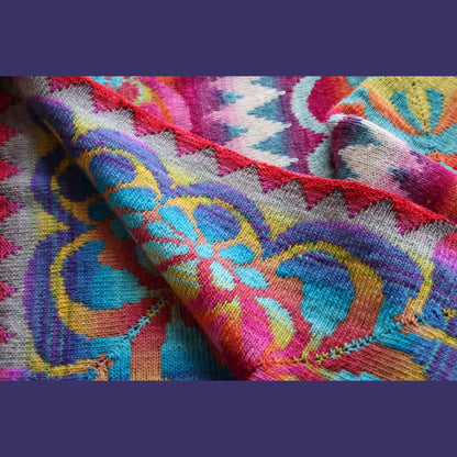 Flower Power DK Blanket by Lucy Neatby | Digital Knitting Pattern