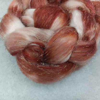 Dash of Cinnamon - Merino Gold Stellina Top - 22 micron
