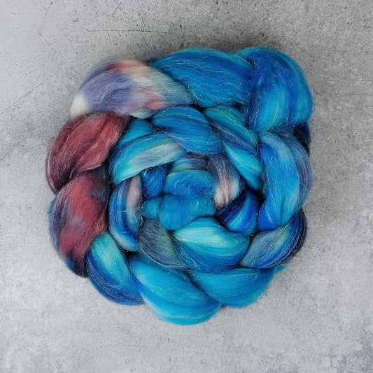 Saumon sur les rochers - SW Merino Top - 22 microns