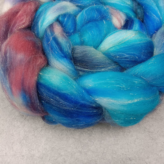 Saumon sur les rochers - SW Merino Top - 22 microns