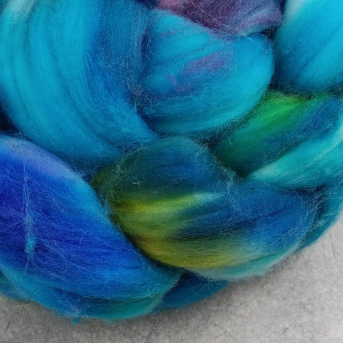 Rainbow by the Sea - SW Merino Top - 22 micron