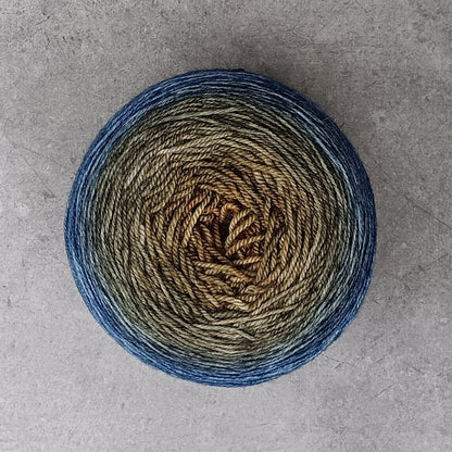 Driftwood - Shawl Size - 200 grams - Mongolian Lark Fingering - 70/20/10 Merino Yak Silk