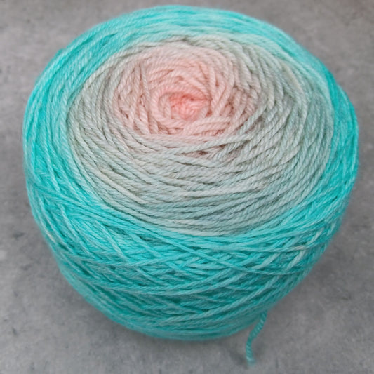 That Old Vase - Shawl Size - 200 grams - Mongolian Lark Fingering - 70/20/10 Merino Yak Silk