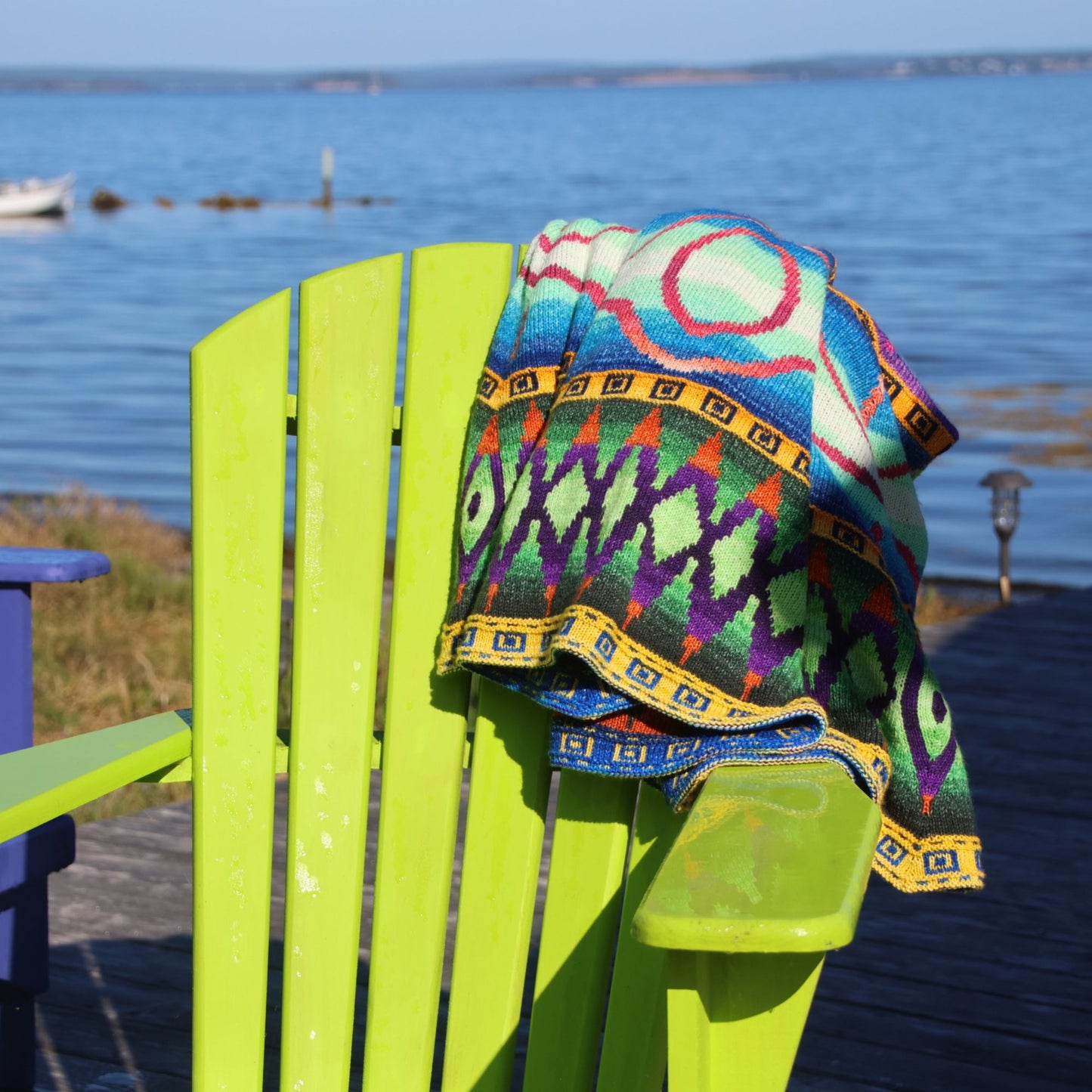 Northern Lights DK Blanket by Lucy Neatby | Digital Knitting Pattern