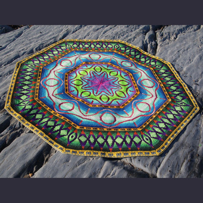 Northern Lights DK Blanket by Lucy Neatby | Digital Knitting Pattern