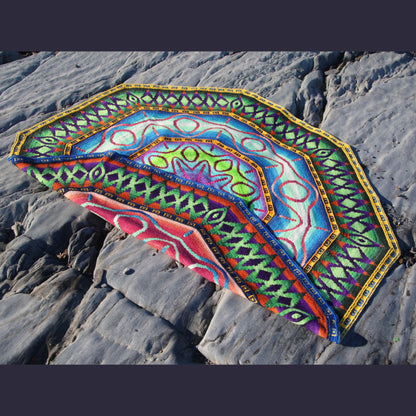 Northern Lights DK Blanket by Lucy Neatby | Digital Knitting Pattern