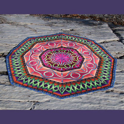 Northern Lights DK Blanket by Lucy Neatby | Digital Knitting Pattern