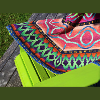 Northern Lights DK Blanket by Lucy Neatby | Digital Knitting Pattern