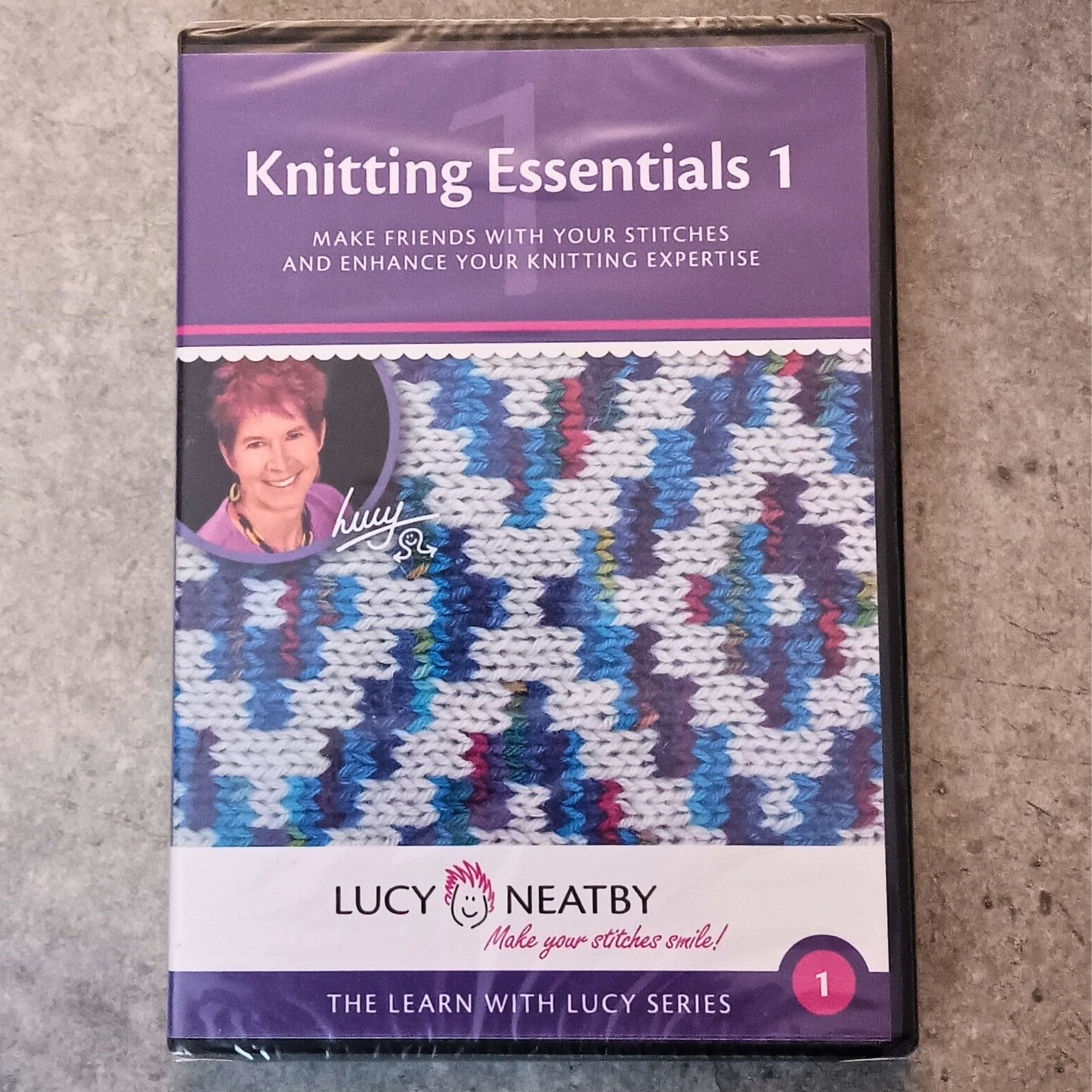 Knitting Essentials 1 by Lucy Neatby - physical DVD