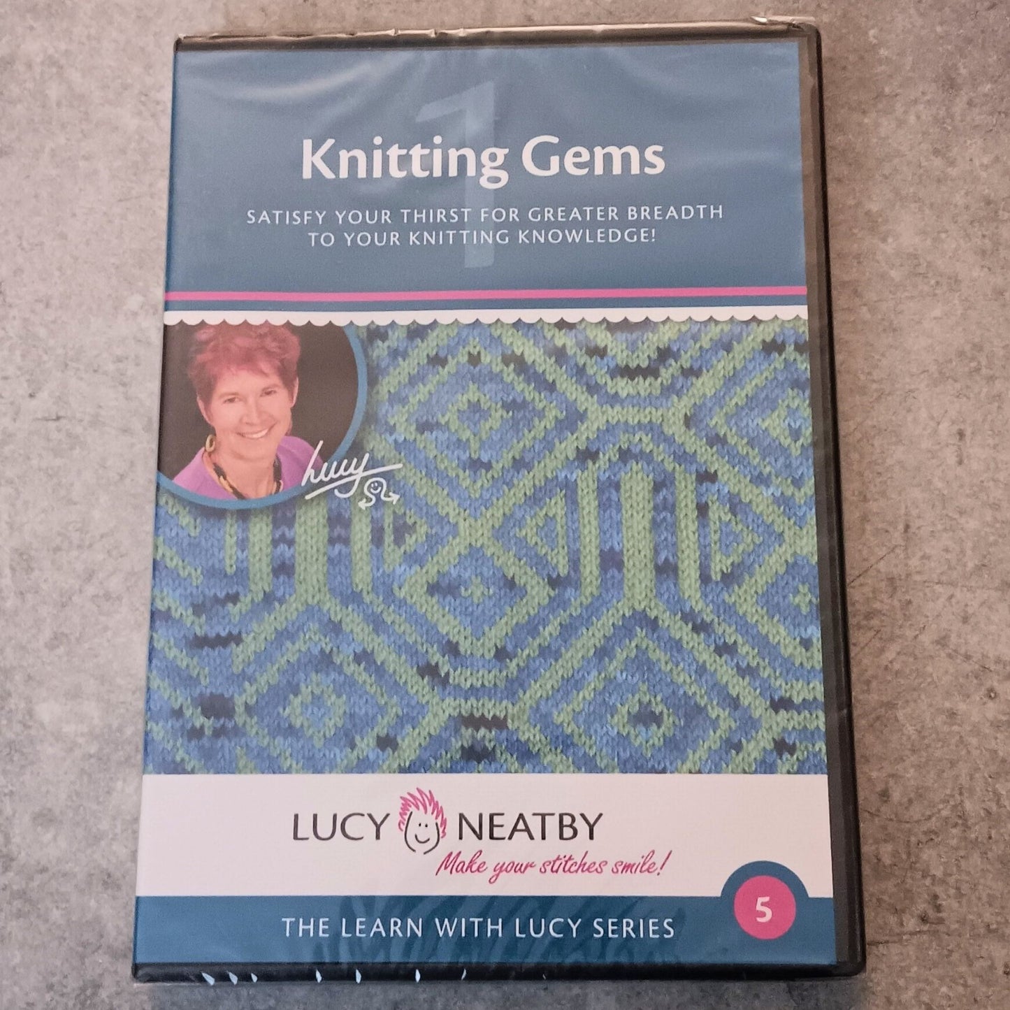 Knitting Gems 1 by Lucy Neatby - physical DVD