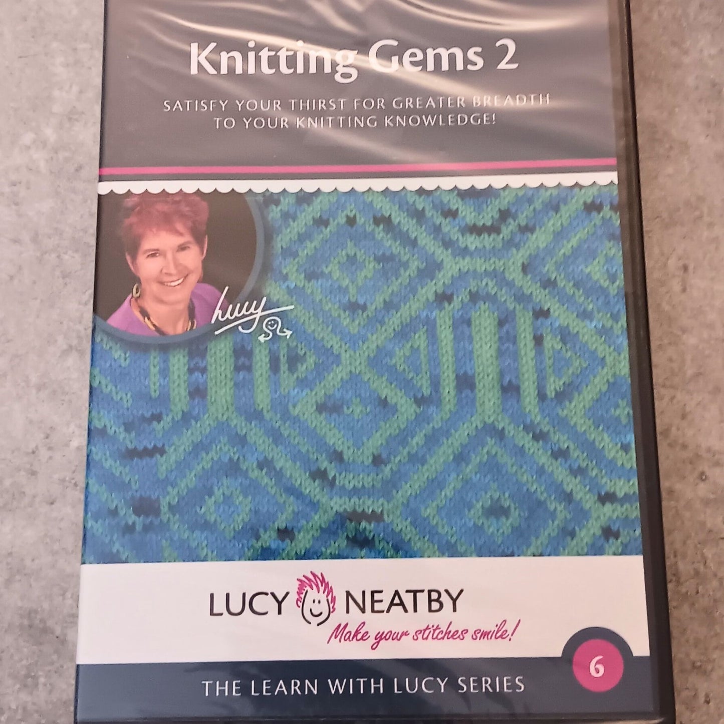 Knitting Gems 2 by Lucy Neatby - physical DVD