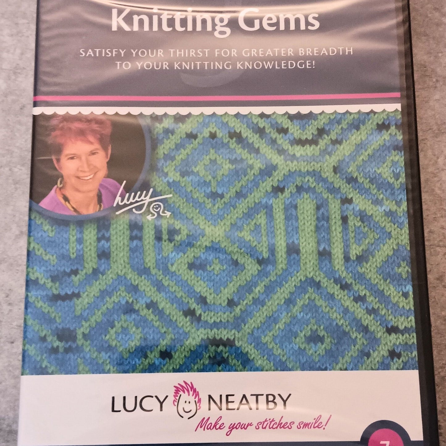 Knitting Gems 3 by Lucy Neatby - physical DVD