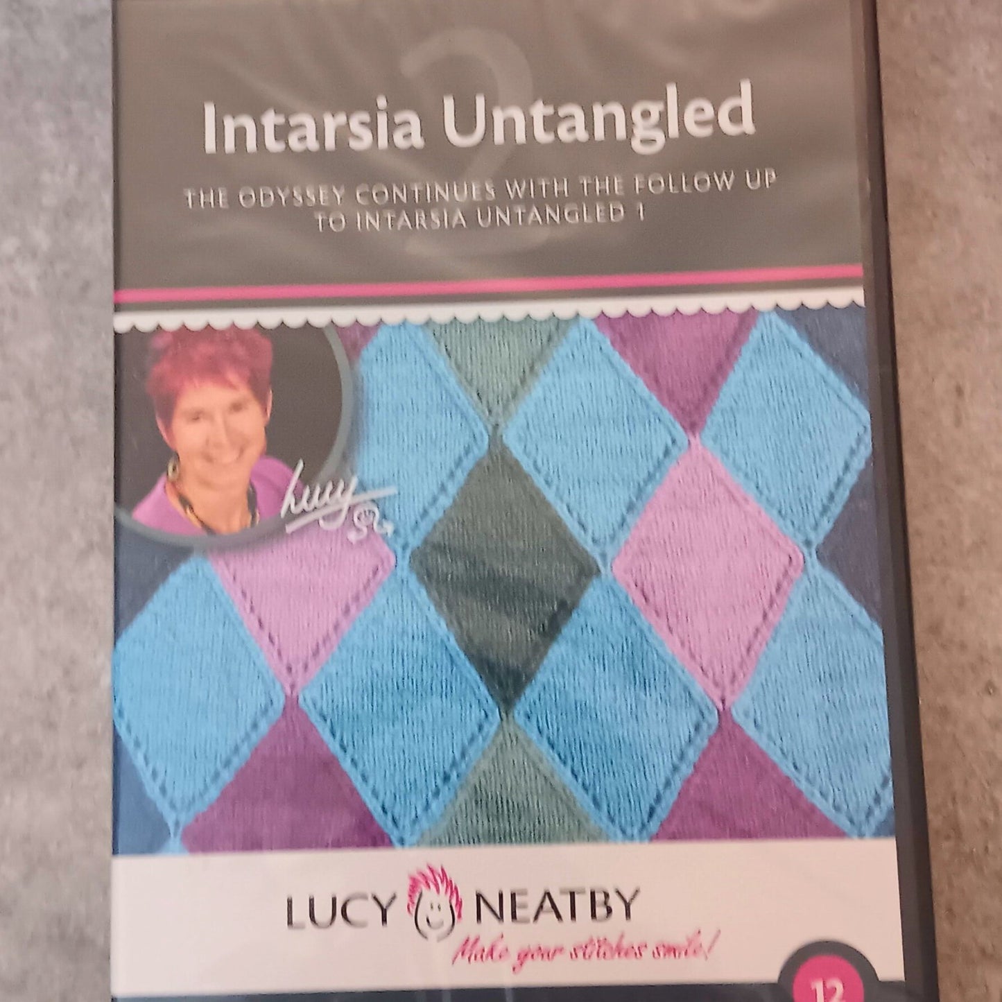 Intarsia Untangled 2 by Lucy Neatby - physical DVD