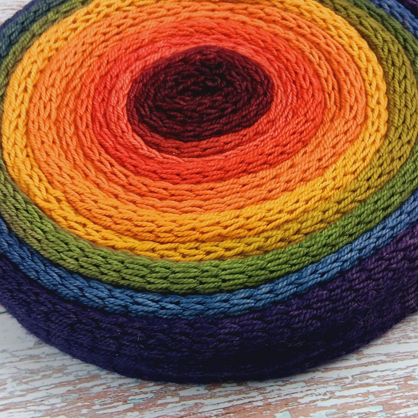 Rainbow Gradient - 750 Yards - Stellar's Jay MCN Fingering - Ready to ship