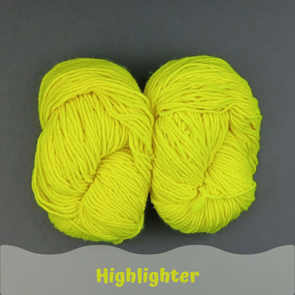 Highlighter - Snowy Owl Worsted