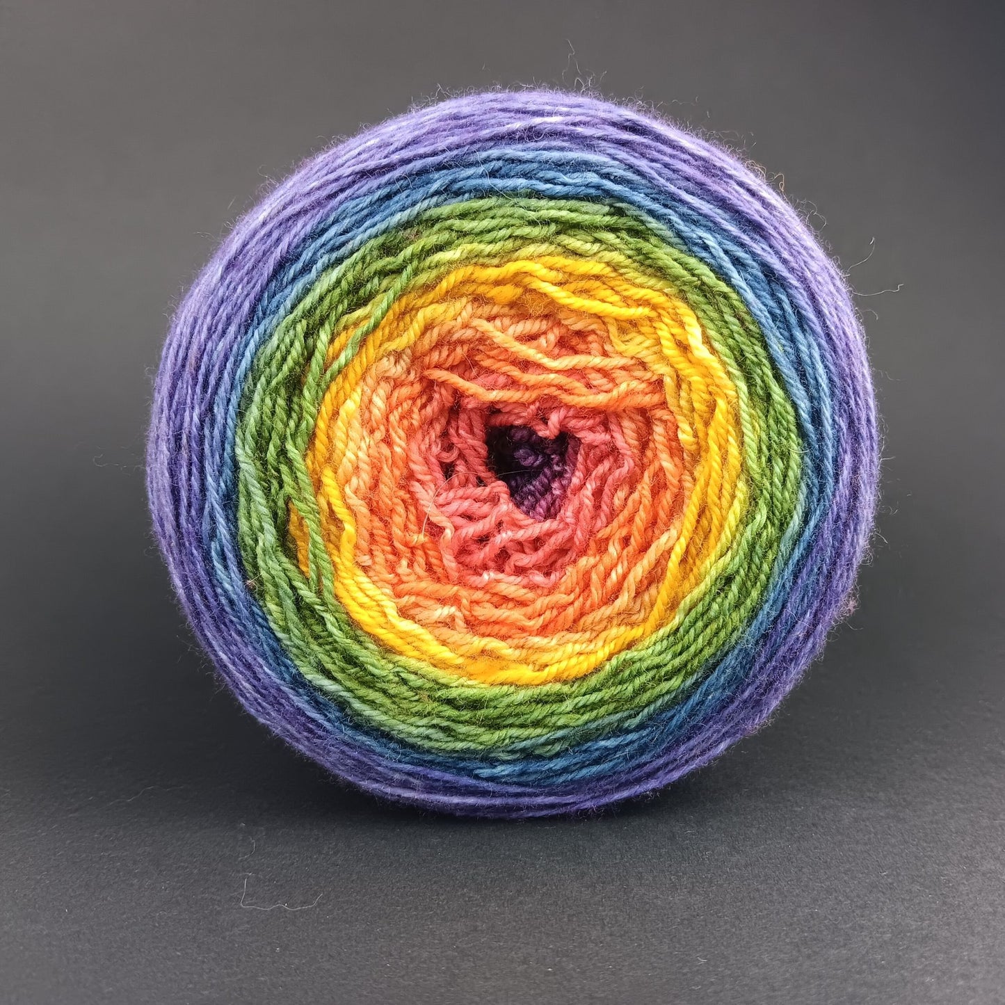 Rainbow Gradient - 750 Yards - Stellar's Jay MCN Fingering - Ready to ship