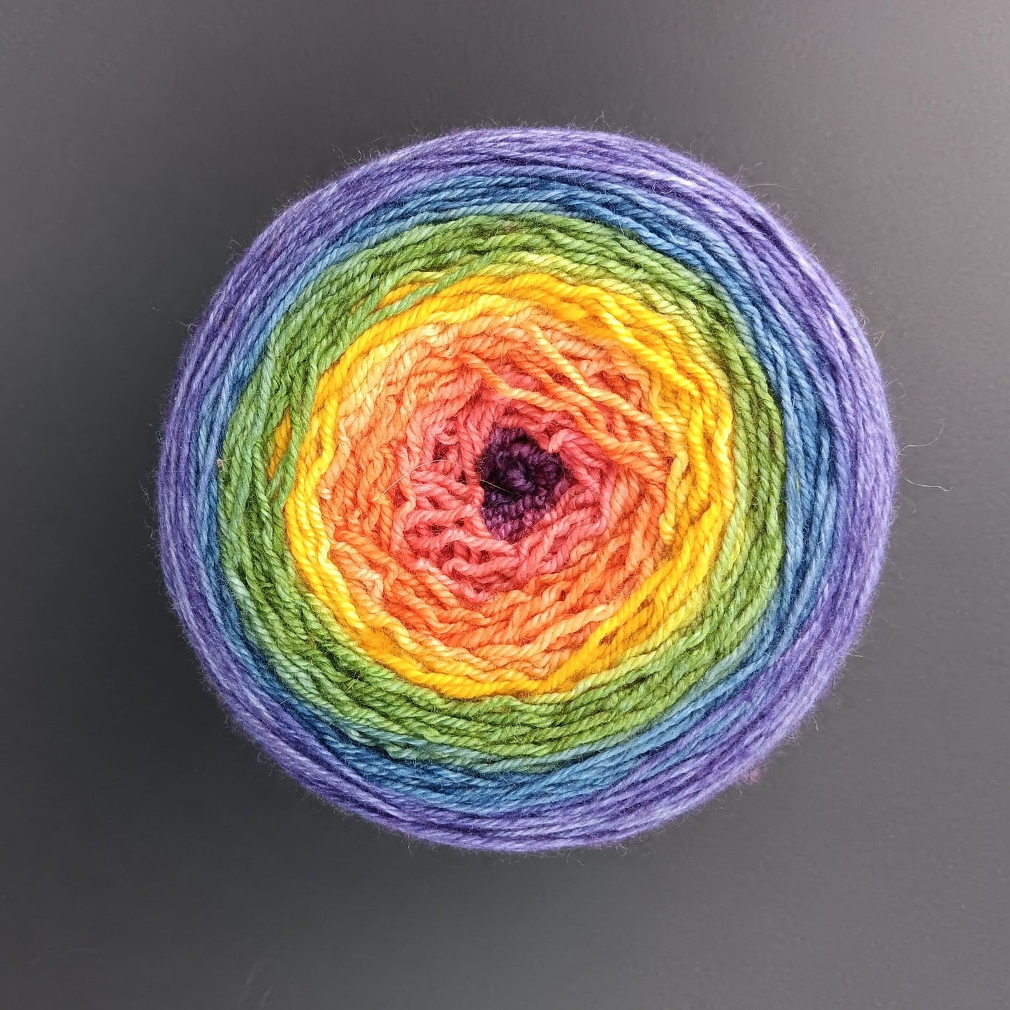 Rainbow Gradient - 750 Yards - Stellar's Jay MCN Fingering - Ready to ship