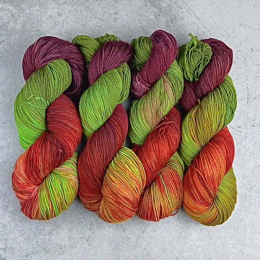 Autumn but not in the Prairies - Willow Tit Fingering/Sock - Merino/Nylon - Ready to ship