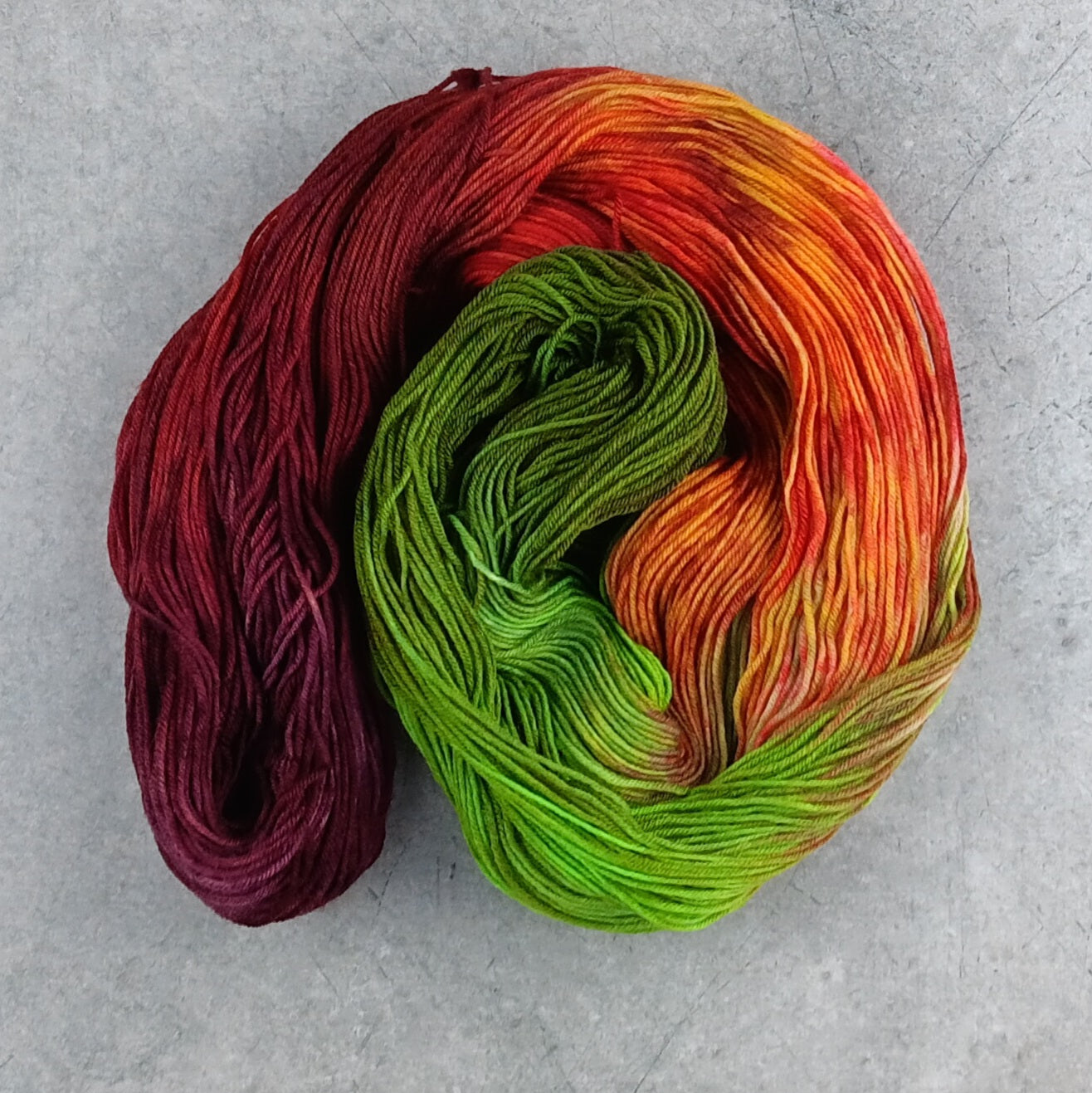 Autumn but not in the Prairies - Willow Tit Fingering/Sock - Merino/Nylon - Ready to ship