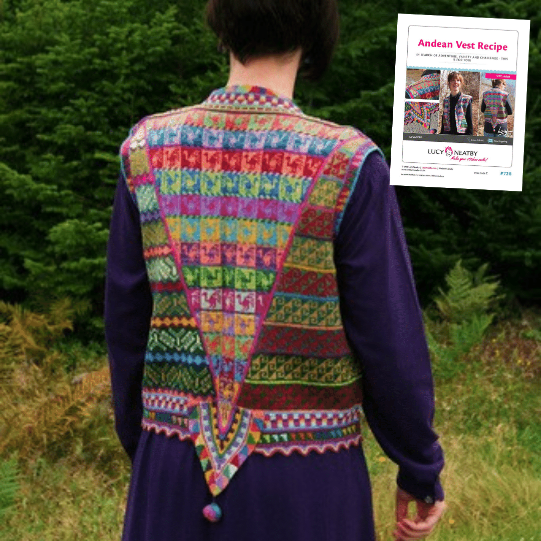 Andean Vest Recipe by Lucy Neatby - Digital Pattern