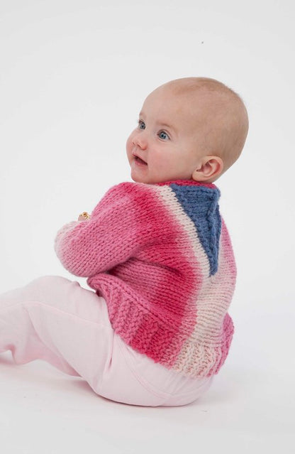 Cardigan Vénus pour bébé par Lucy Neatby - Patron numérique