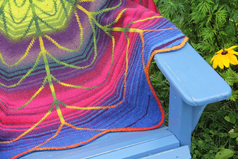 Blossom DK Blanket by Lucy Neatby - Digital Pattern