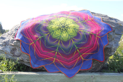 Blossom DK Blanket by Lucy Neatby - Digital Pattern