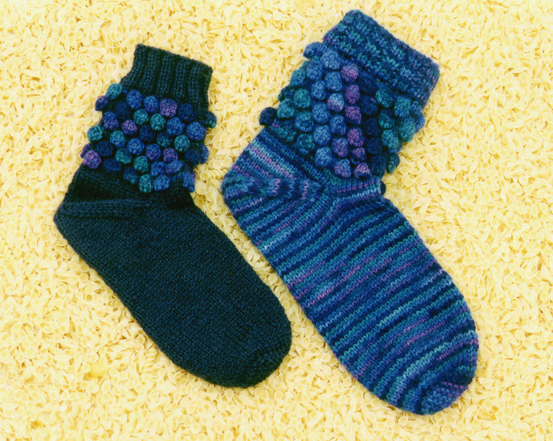 Bobb(l)y Socks - Toe-Up Pattern by Lucy Neatby | Digital Pattern