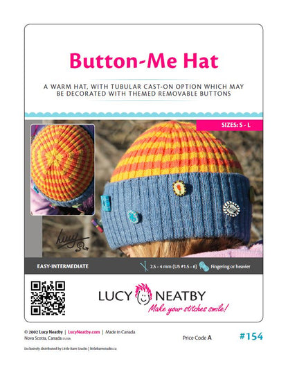 Button-Me Hat by Lucy Neatby | Digital Pattern