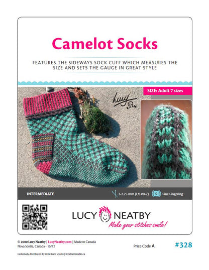 Camelot Socks by Lucy Neabty | Digital Pattern