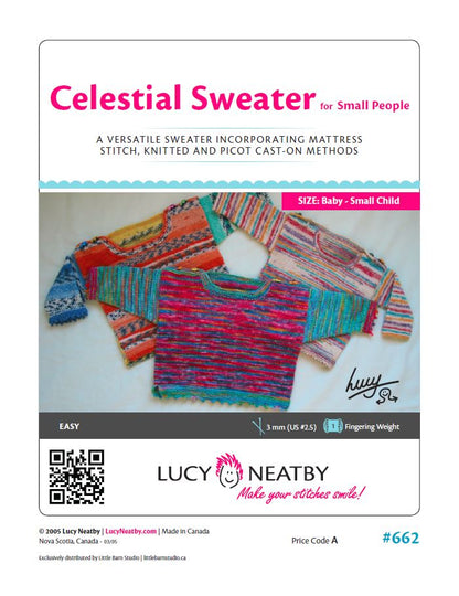 Pull céleste pour les petites personnes par Lucy Neatby - Patron numérique