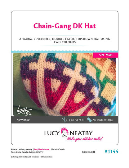 Chain-Gang DK Hat by Lucy Neatby | Digital Pattern