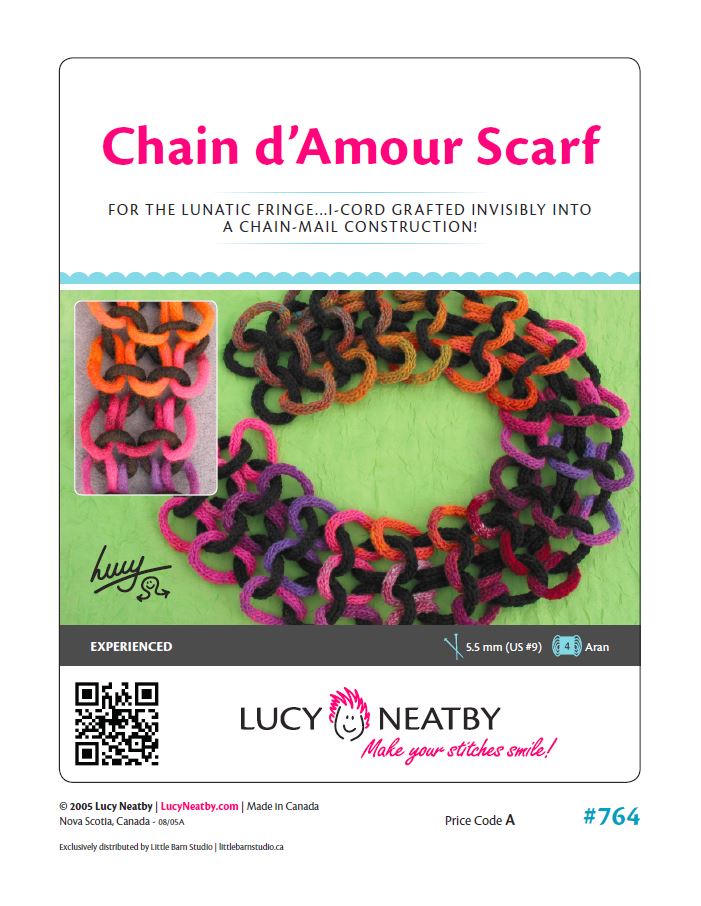 Chain d'Amour Scarf by Lucy Neatby - Digital Pattern