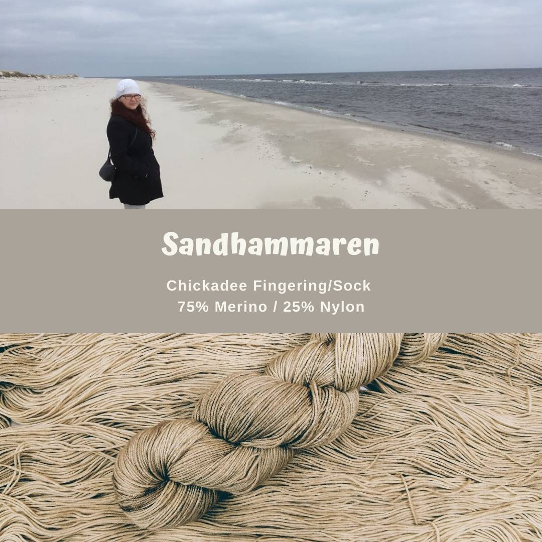 Sandhammaren - Chickadee Fingering/Sock - Merino/Nylon - Ready to ship