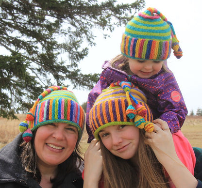 Colour-Me-Happy Hat! by Lucy Neatby | Digital Pattern