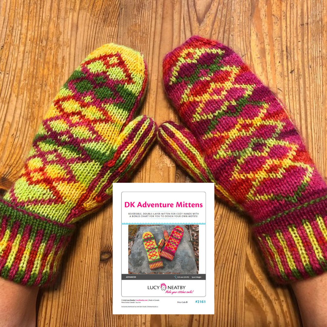 Adventure Mittens by Lucy Neatby - Digital Pattern