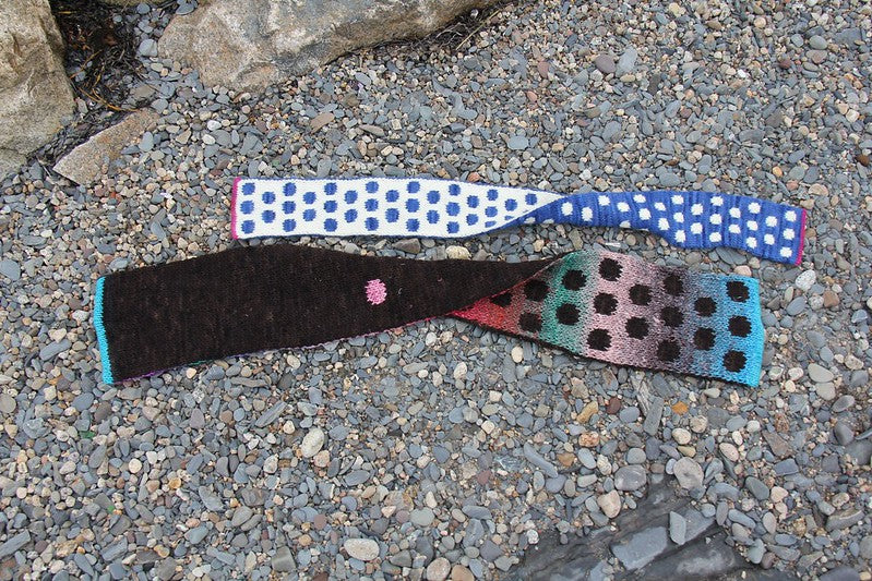 Disappearing Dot Scarf by Lucy Neatby - Digital Pattern