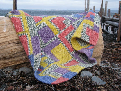 Domino Blanket by Lucy Neatby - Digital Pattern