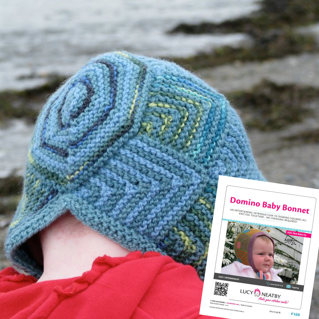 Domino Baby Bonnet by Lucy Neatby | Digital Pattern