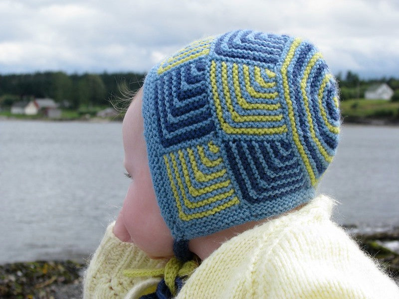 Domino Baby Bonnet by Lucy Neatby | Digital Pattern