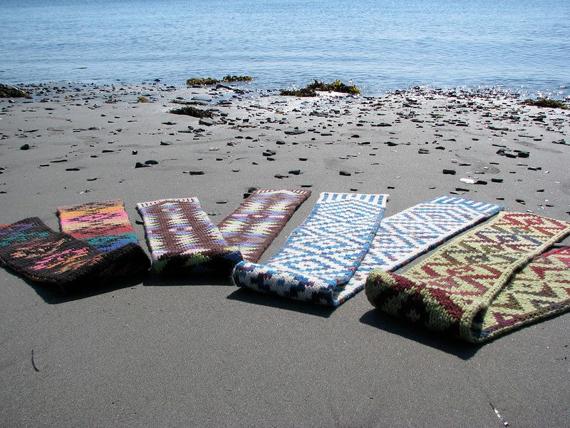Doubly Delicious Scarves by Lucy Neatby - Digital Pattern